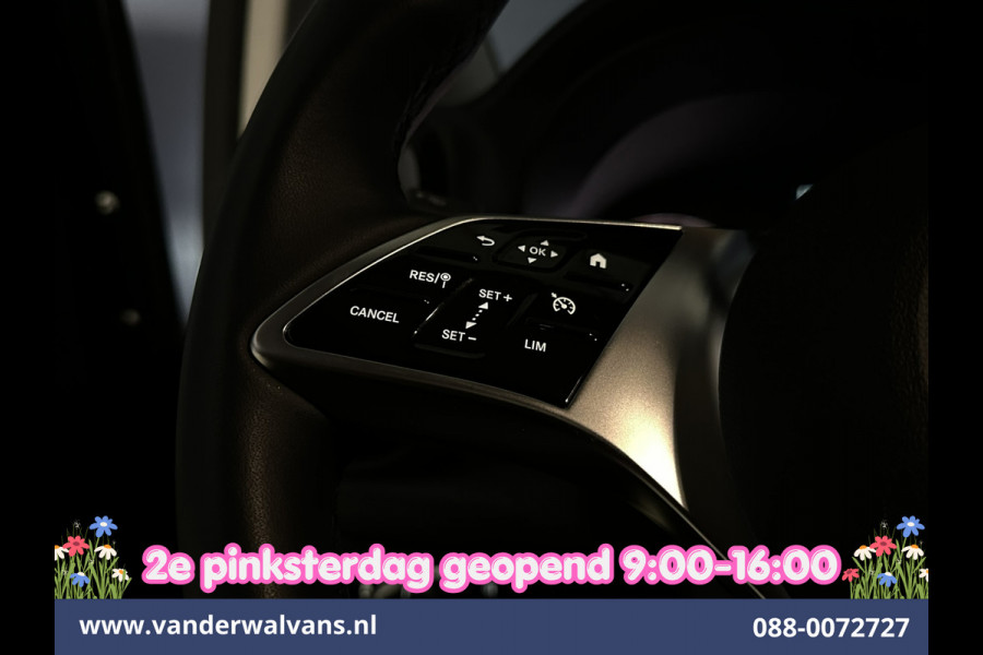 Mercedes-Benz Vito 116 CDI 164pk 9G-Tronic Automaat L2H1 Dubbele Cabine Fabrieksgarantie Euro6 Airco | 5-Zits | 2x zijdeur | 360 graden Camera Navigatie, LED, LM Velgen, 2500kg Trekhaak, Adaptieve Cruisecontrol, Parkeersensoren, Isofix, MBUX