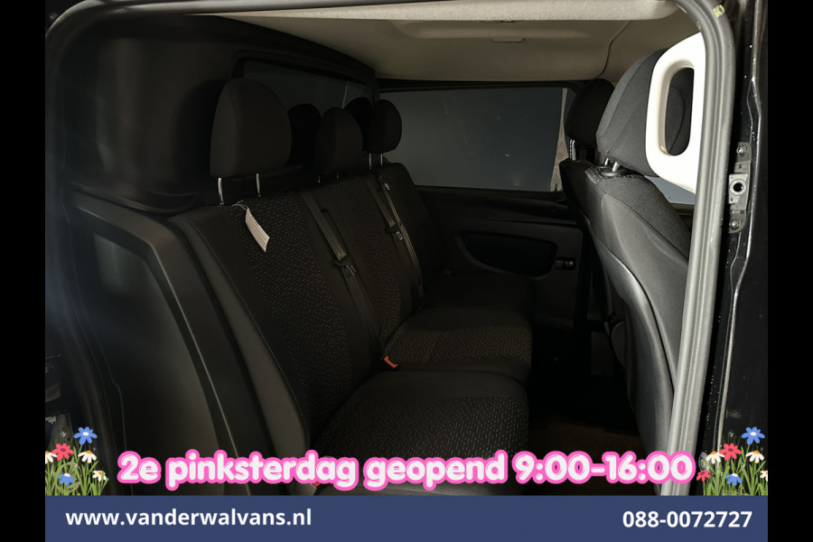 Mercedes-Benz Vito 116 CDI 164pk 9G-Tronic Automaat L2H1 Dubbele Cabine Fabrieksgarantie Euro6 Airco | 5-Zits | 2x zijdeur | 360 graden Camera Navigatie, LED, LM Velgen, 2500kg Trekhaak, Adaptieve Cruisecontrol, Parkeersensoren, Isofix, MBUX
