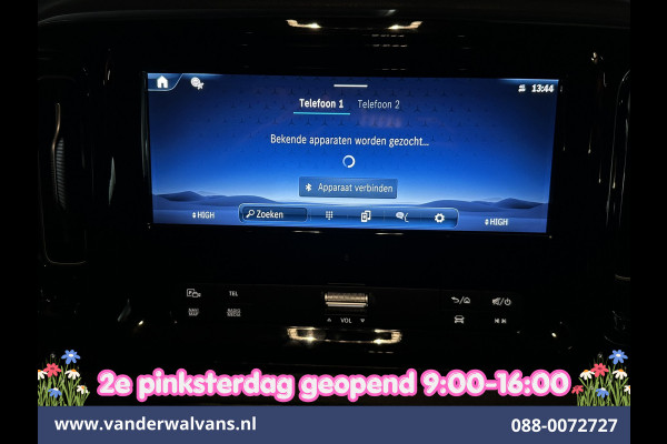 Mercedes-Benz Vito 116 CDI 164pk 9G-Tronic Automaat L2H1 Dubbele Cabine Fabrieksgarantie Euro6 Airco | 5-Zits | 2x zijdeur | 360 graden Camera Navigatie, LED, LM Velgen, 2500kg Trekhaak, Adaptieve Cruisecontrol, Parkeersensoren, Isofix, MBUX