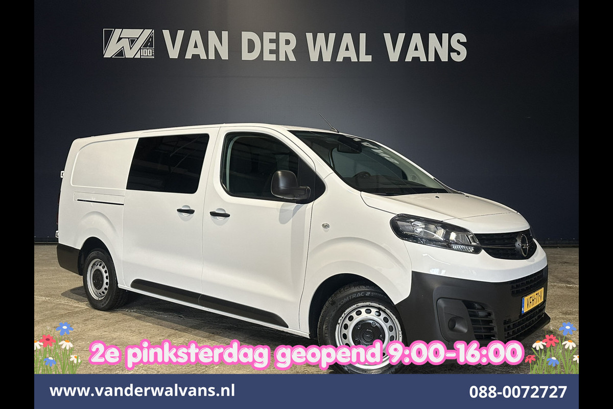 Opel Vivaro 2.0 CDTI 123pk L3H1 Dubbele Cabine Euro6 Airco | 6-Zits | Camera | 2500kg Trekhaak Parkeersensoren
