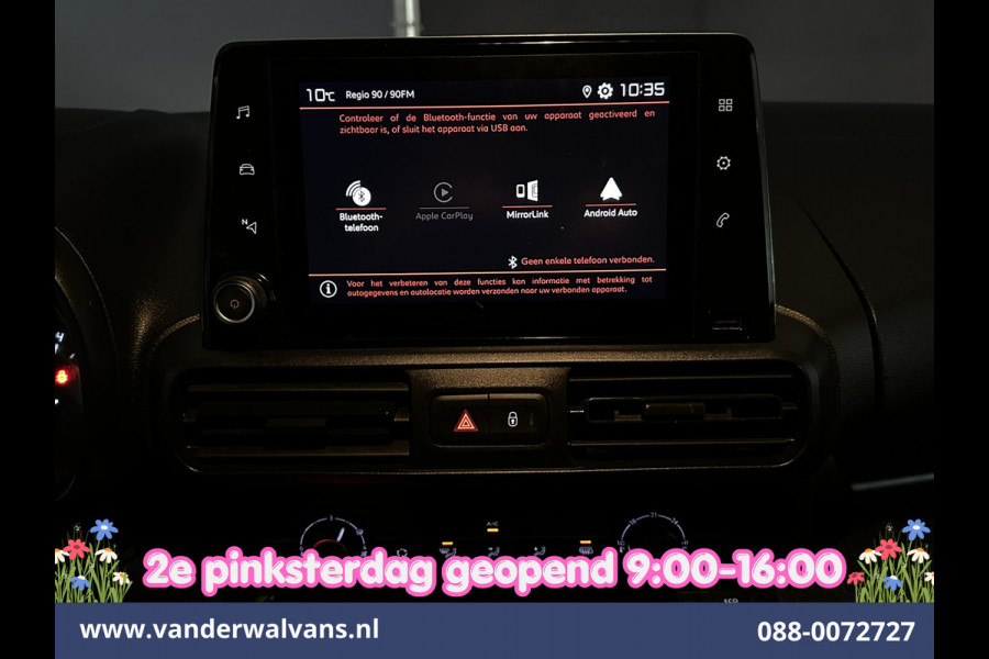 Citroën Berlingo 1.2 PureTech 130pk Automaat Benzine L1H1 Euro6 Airco | 3-Zits | Apple Carplay | Cruisecontrol Android Auto, Parkeersensoren, bijrijdersbank
