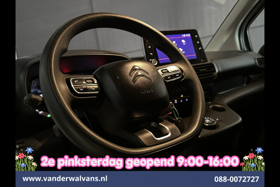 Citroën Berlingo 1.2 PureTech 130pk Automaat Benzine L1H1 Euro6 Airco | 3-Zits | Apple Carplay | Cruisecontrol Android Auto, Parkeersensoren, bijrijdersbank