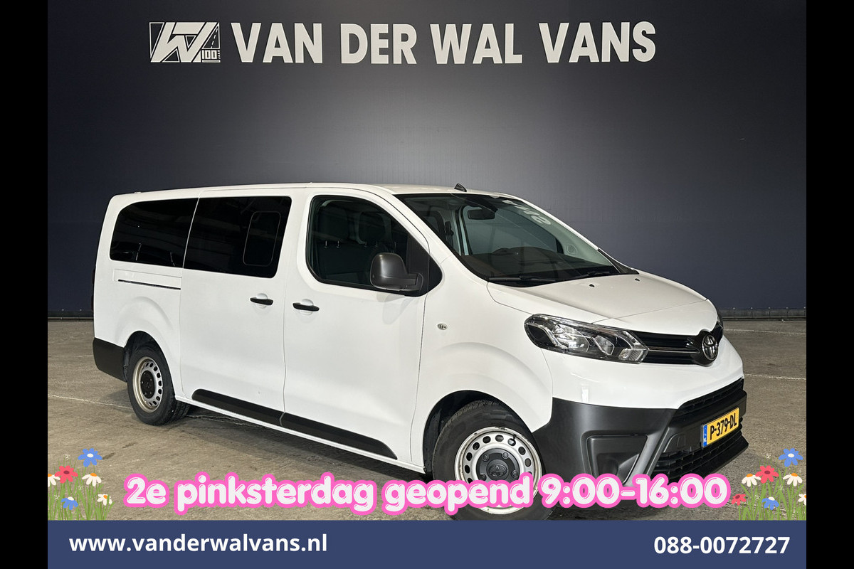 Toyota Proace Shuttle 1.5 D-4D 120pk L3H1 Personenbus 9 Zitplaatsen Euro6 Airco | Navigatie | Apple Carplay | Cruisecontrol Android Auto, Parkeersensoren, Achterklep