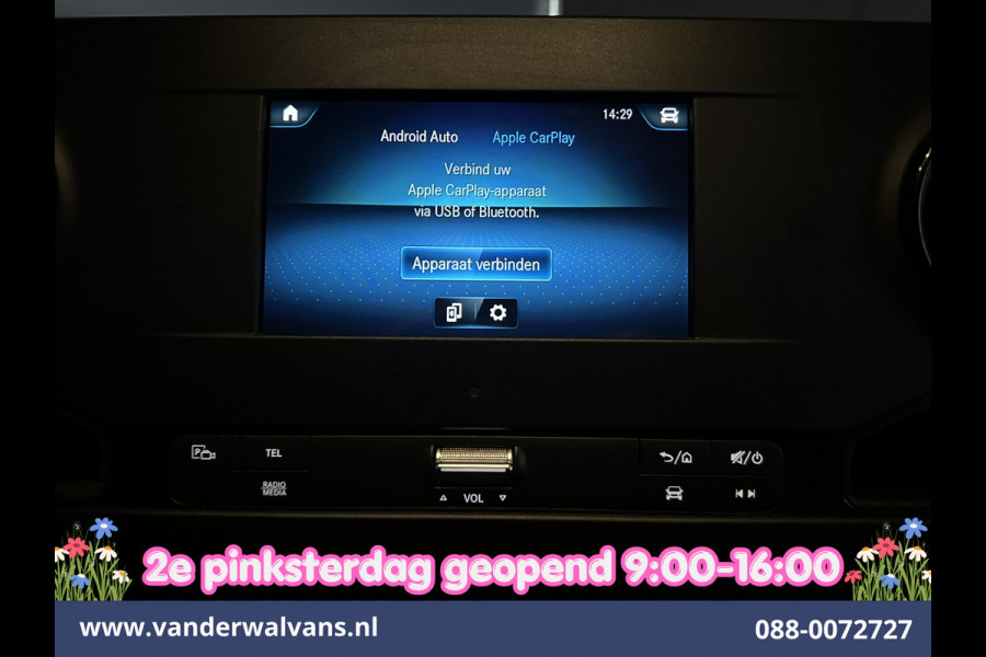 Mercedes-Benz Sprinter 317 CDI 170pk 9G-Tronic Automaat L3H2 Euro6 Airco | Camera | Apple Carplay | Cruisecontrol Android Auto, Chauffeursstoel, Stoelverwarming, Parkeersensoren, Bijrijdersbank