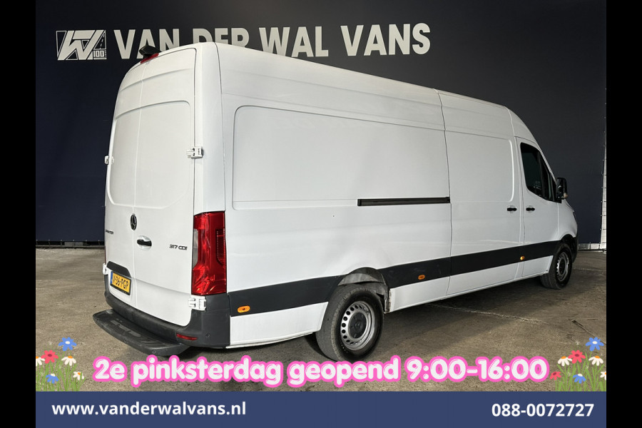 Mercedes-Benz Sprinter 317 CDI 170pk 9G-Tronic Automaat L3H2 Euro6 Airco | Camera | Apple Carplay | Cruisecontrol Android Auto, Chauffeursstoel, Stoelverwarming, Parkeersensoren, Bijrijdersbank