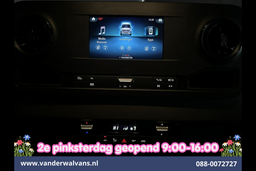 Mercedes-Benz Sprinter 317 CDI 170pk 9G-Tronic Automaat L3H2 Euro6 Airco | Camera | Apple Carplay | Cruisecontrol Android Auto, Chauffeursstoel, Stoelverwarming, Parkeersensoren, Bijrijdersbank