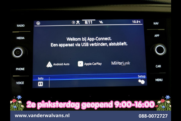 Volkswagen Transporter 2.0 TDI 150pk Automaat L1H1 Euro6 Airco | Camera | Apple Carplay | Cruisecontrol Android Auto, Parkeersensoren, Bijrijdersbank