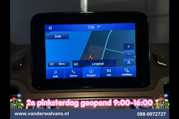 Ford Transit Connect 1.5 EcoBlue 100pk L2H1 Euro6 Airco | 2x zijdeur | Camera | Navigatie | Apple Carplay | Cruisecontrol Verwarmde voorruit, Parkeersensoren