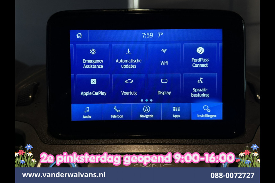 Ford Transit Connect 1.5 EcoBlue 100pk L2H1 Euro6 Airco | 2x zijdeur | Camera | Navigatie | Apple Carplay | Cruisecontrol Verwarmde voorruit, Parkeersensoren