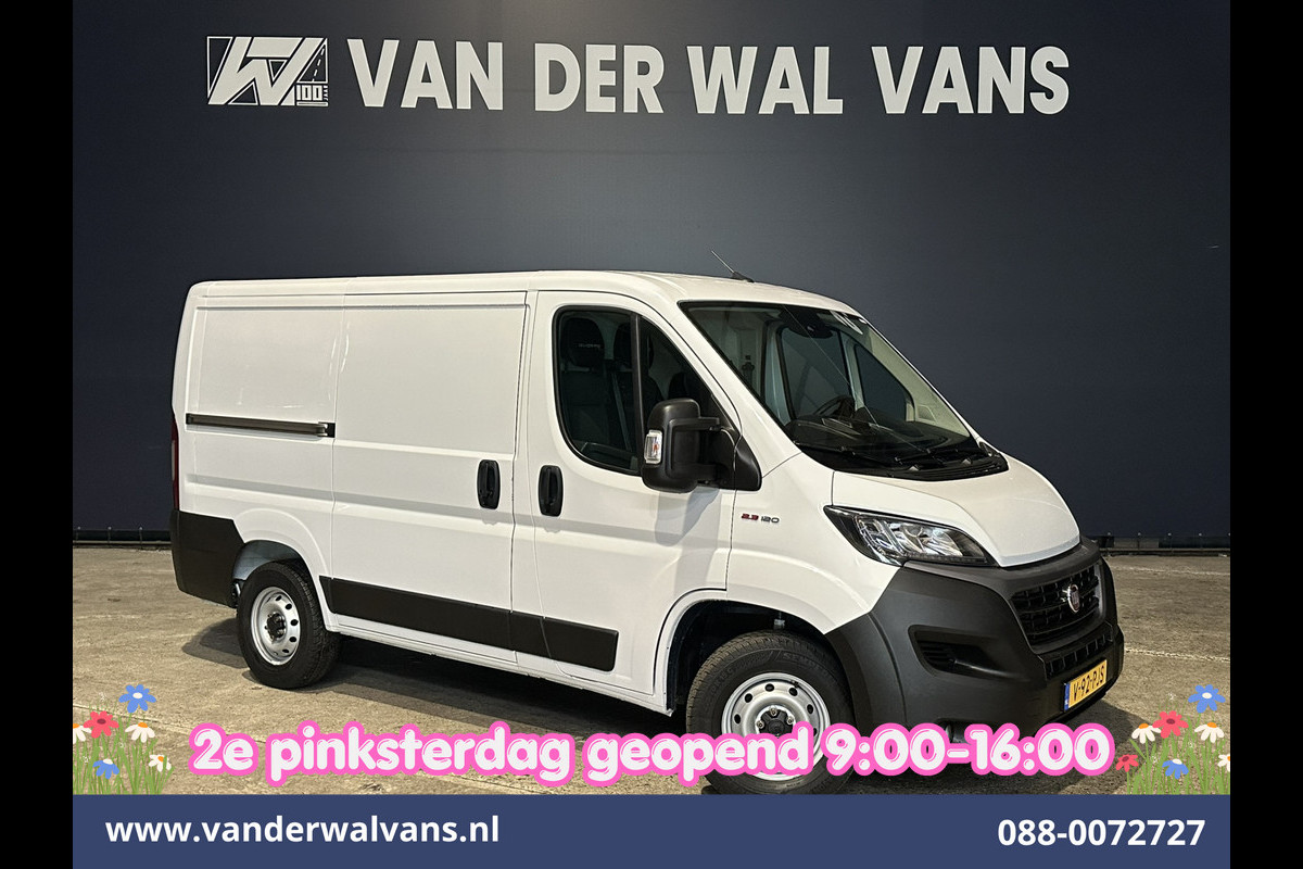 Fiat Ducato 2.2 MultiJet 141pk Automaat L1H1 Euro6 Airco | Navigatie | Camera | Cruisecontrol | LED Bijrijdersbank, 2500kg trekvermogen