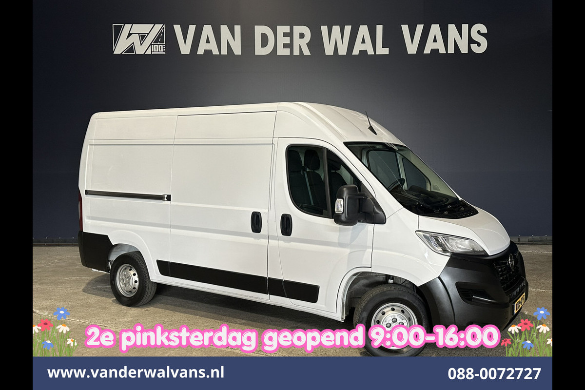 Opel Movano 2.2D 120pk L2H2 Euro6 Airco | 2500kg Trekhaak | Apple Carplay | Cruisecontrol Android Auto | Bijrijdersbank Parkeersensoren