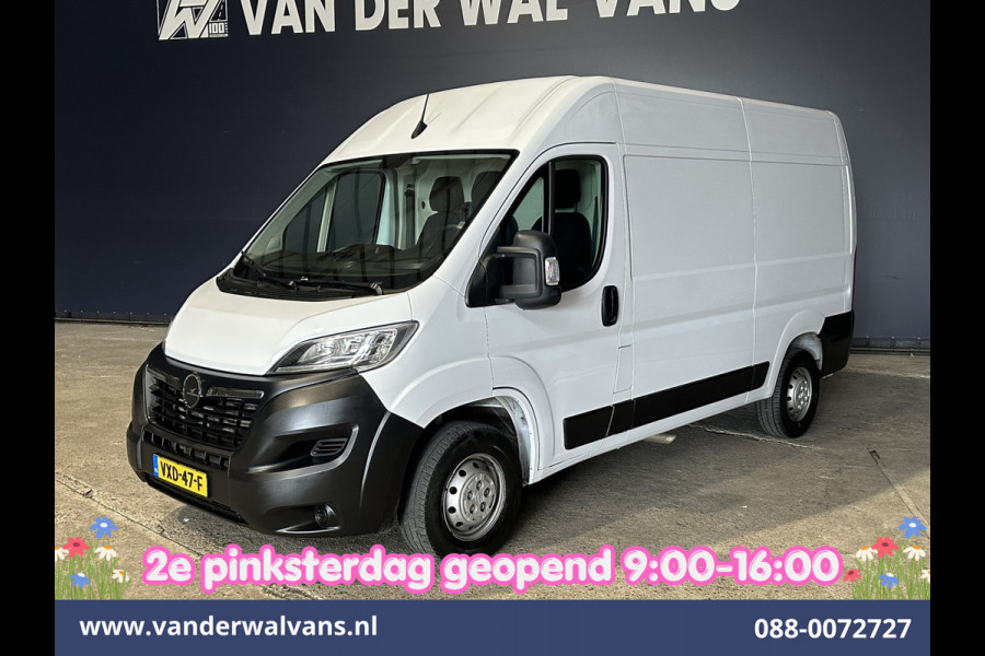 Opel Movano 2.2D 120pk L2H2 Euro6 Airco | 2500kg Trekhaak | Apple Carplay | Cruisecontrol Android Auto | Bijrijdersbank Parkeersensoren