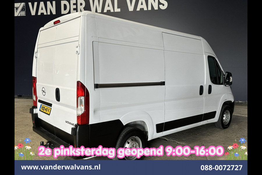 Opel Movano 2.2D 120pk L2H2 Euro6 Airco | 2500kg Trekhaak | Apple Carplay | Cruisecontrol Android Auto | Bijrijdersbank Parkeersensoren