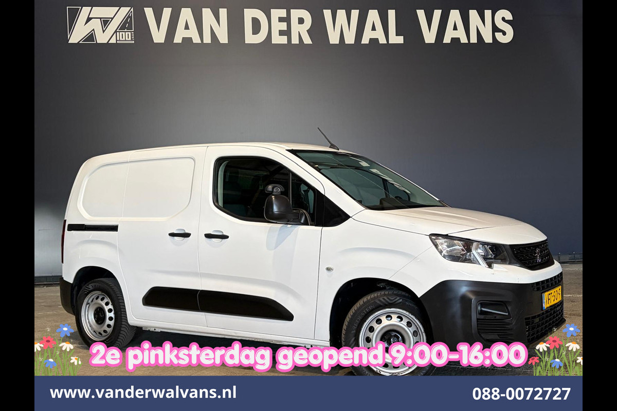 Peugeot Partner 1.5 BlueHDI 102pk L1H1 inrichting Omvormer Euro6 Airco | Trekhaak | Apple Carplay | Cruisecontrol Android auto, Dakdragers, parkeersensoren,