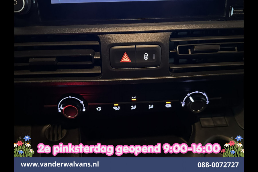 Peugeot Partner 1.5 BlueHDI 102pk L1H1 inrichting Omvormer Euro6 Airco | Trekhaak | Apple Carplay | Cruisecontrol Android auto, Dakdragers, parkeersensoren,