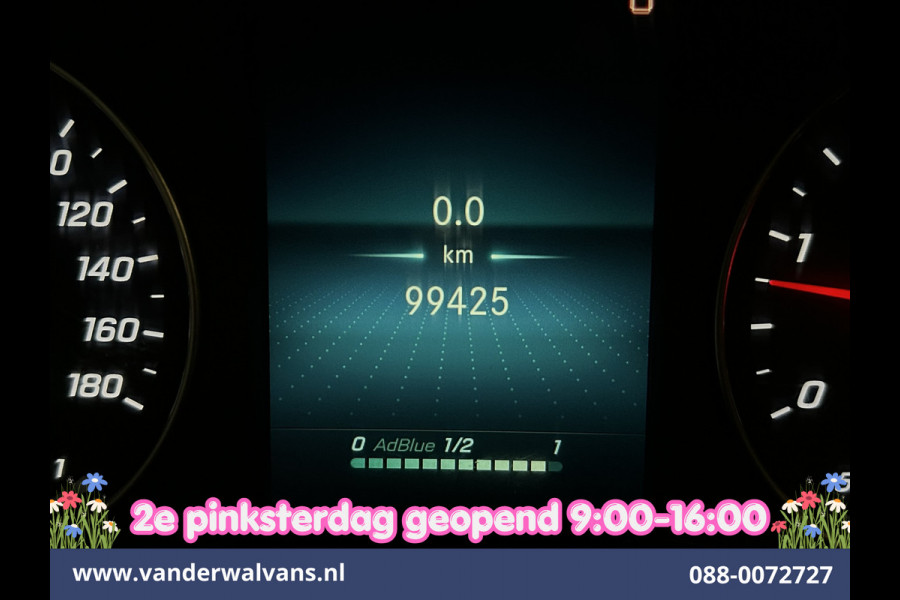 Mercedes-Benz Sprinter 314 CDI 143pk L2H2 Euro6 Airco | Camera | Trekhaak | Apple Carplay | Cruisecontrol Android Auto, Stoelverwarming, 270 Graden Achterdeuren, Bijrijdersbank