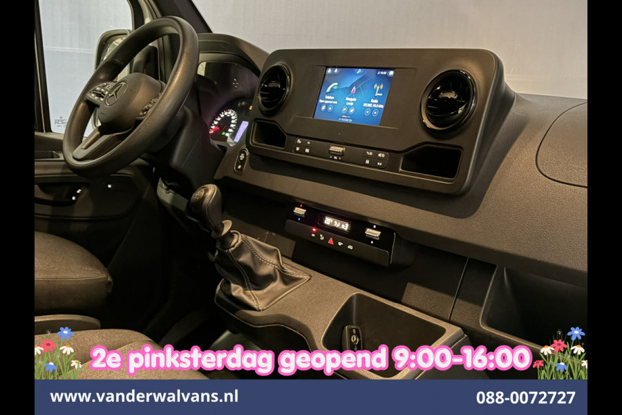 Mercedes-Benz Sprinter 315 CDI 150pk L3H2 Euro6 Airco | 360 graden Camera | Navigatie | Apple Carplay | Cruisecontrol Android Auto, Chauffeursstoel, Stoelverwarming, Parkeersensoren, Bijrijdersbank