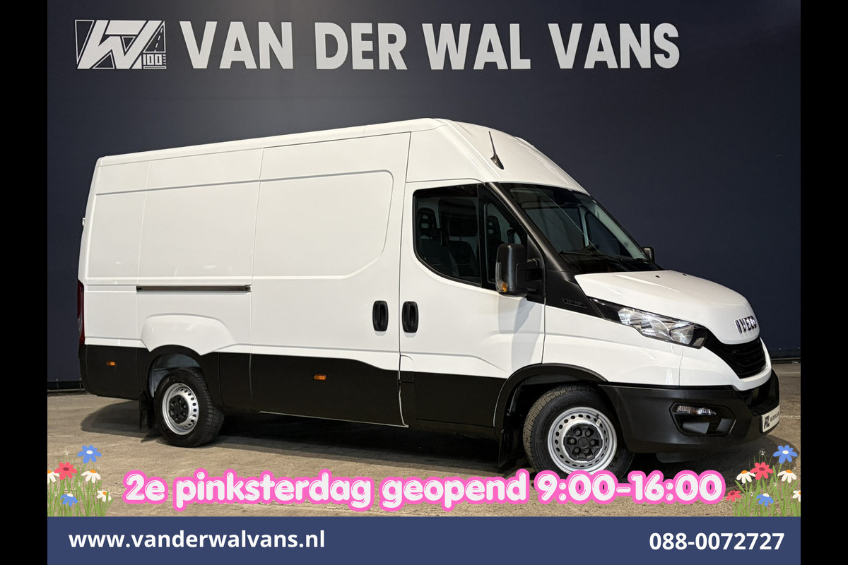 Iveco Daily 35S16 157pk 3500kg Trekvermogen L2H2 Euro6 Airco | 270 Graden Achterdeuren | Parkeersensoren Bijrijdersbank