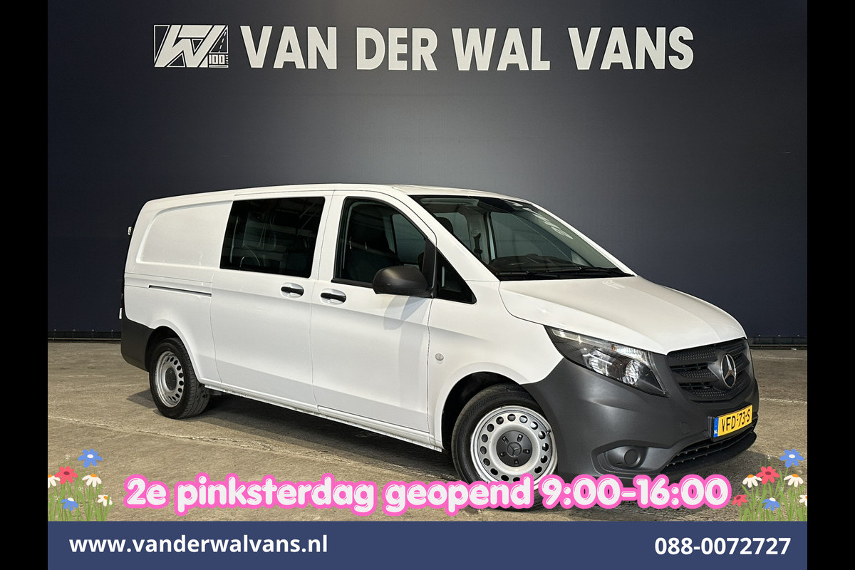 Mercedes-Benz Vito 114 CDI 136pk Automaat L3H1 Dubbele Cabine Euro6 Airco | 5-Zits | Cruisecontrol