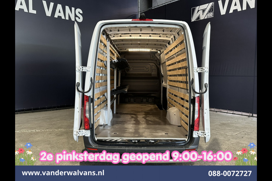 Mercedes-Benz Sprinter 315 CDI 150pk 9G-Tronic Automaat L3H2 *Post NL inrichting* Euro6 Airco | Camera | Apple Carplay | Cruisecontrol Android Auto, Trekhaak, Sidebars, Chauffeursstoel, Bijrijdersbank