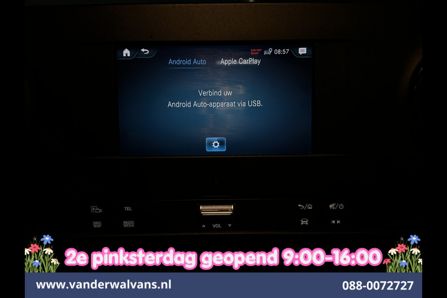 Mercedes-Benz Sprinter 316 CDI 164pk L3H2 *Post NL inrichting* Euro6 Airco | Camera | Navigatie | Apple Carplay Android Auto, Stoelverwarming, 270 graden achterdeuren, schappen, doorloopdeur