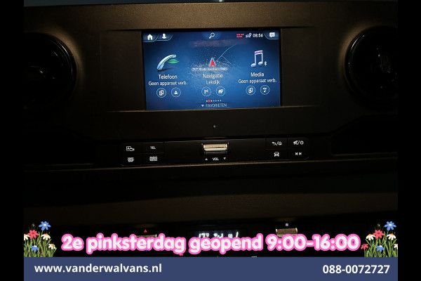 Mercedes-Benz Sprinter 316 CDI 164pk L3H2 *Post NL inrichting* Euro6 Airco | Camera | Navigatie | Apple Carplay Android Auto, Stoelverwarming, 270 graden achterdeuren, schappen, doorloopdeur