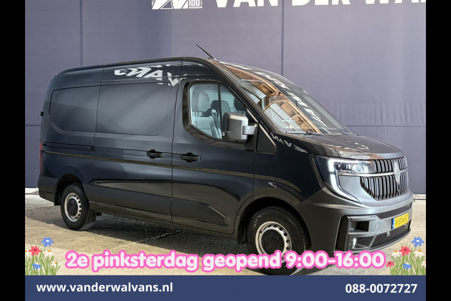 Renault Master 2.0 dCi 150pk L2H2 Fabrieksgarantie Euro6 Airco | 2x Zijdeur | 360 Graden Camera | LED | 2500kg Trekhaak | Apple Carplay Cruisecontrol, Android Auto, Parkeersensoren, Bijrijdersbank