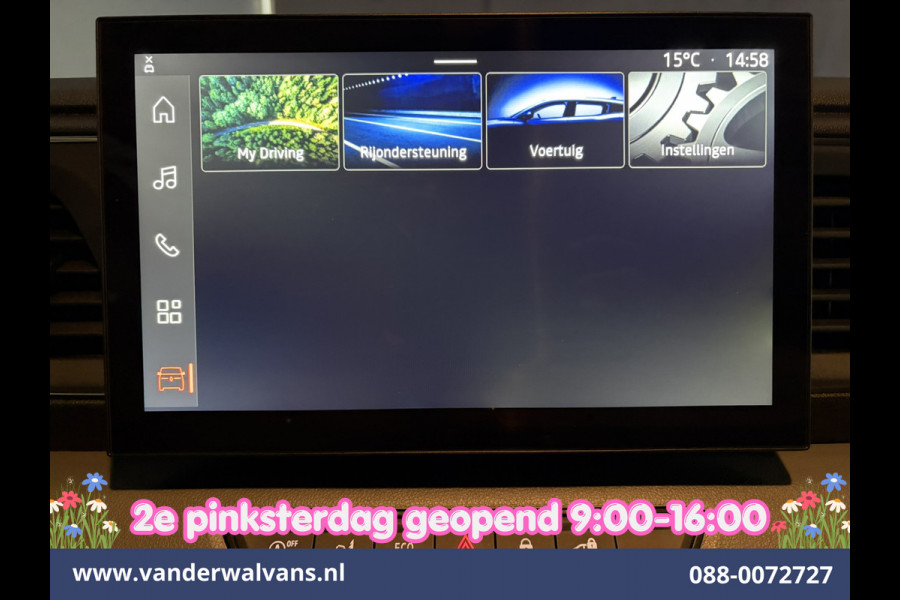 Renault Master 2.0 dCi 150pk L2H2 Fabrieksgarantie Euro6 Airco | 2x Zijdeur | 360 Graden Camera | LED | 2500kg Trekhaak | Apple Carplay Cruisecontrol, Android Auto, Parkeersensoren, Bijrijdersbank