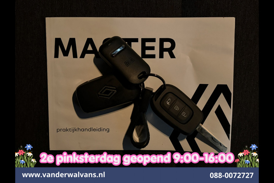 Renault Master 2.0 dCi 150pk L2H2 Fabrieksgarantie Euro6 Airco | 2x Zijdeur | 360 Graden Camera | LED | 2500kg Trekhaak | Apple Carplay Cruisecontrol, Android Auto, Parkeersensoren, Bijrijdersbank