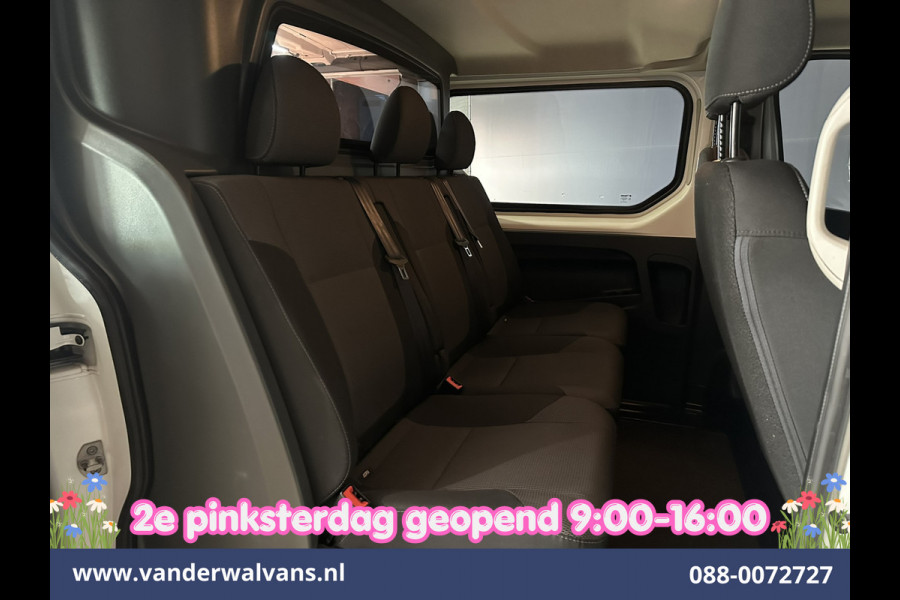 Renault Trafic 2.0 dCi 120pk L2H1 Dubbele Cabine Euro6 Airco | 5-Zits | Navigatie | Camera | LED | Imperiaal Trekhaak, Cruisecontrol, Parkeersensoren