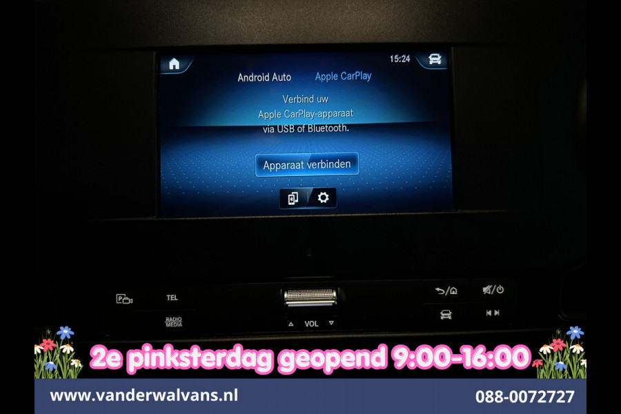 Mercedes-Benz Sprinter 315 CDI 150pk L3H2 Euro6 Airco | Camera | Apple Carplay | Android Auto 270gr Achterdeuren, Parkeersensoren, Bijrijdersbank