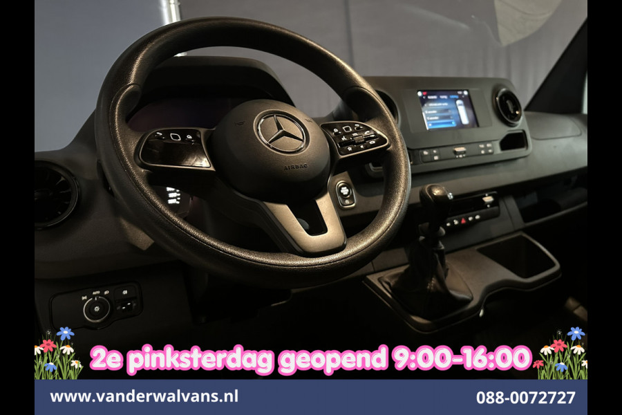 Mercedes-Benz Sprinter 315 CDI 150pk L3H2 Euro6 Airco | Camera | Apple Carplay | Android Auto 270gr Achterdeuren, Parkeersensoren, Bijrijdersbank
