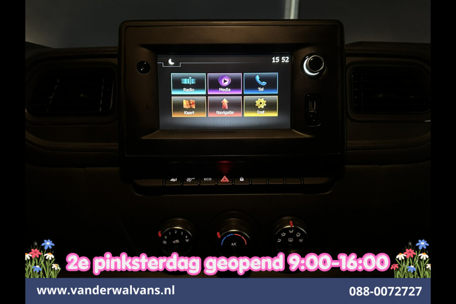 Renault Master 2.3 dCi 146pk Bakwagen 222cm Hoog Laadklep Euro6 Airco | Camera | Navigatie | LED Cruisecontrol, Bijrijdersbank