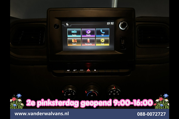 Renault Master 2.3 dCi 146pk Bakwagen 222cm Hoog Laadklep Euro6 Airco | Camera | Navigatie | LED Cruisecontrol, Bijrijdersbank