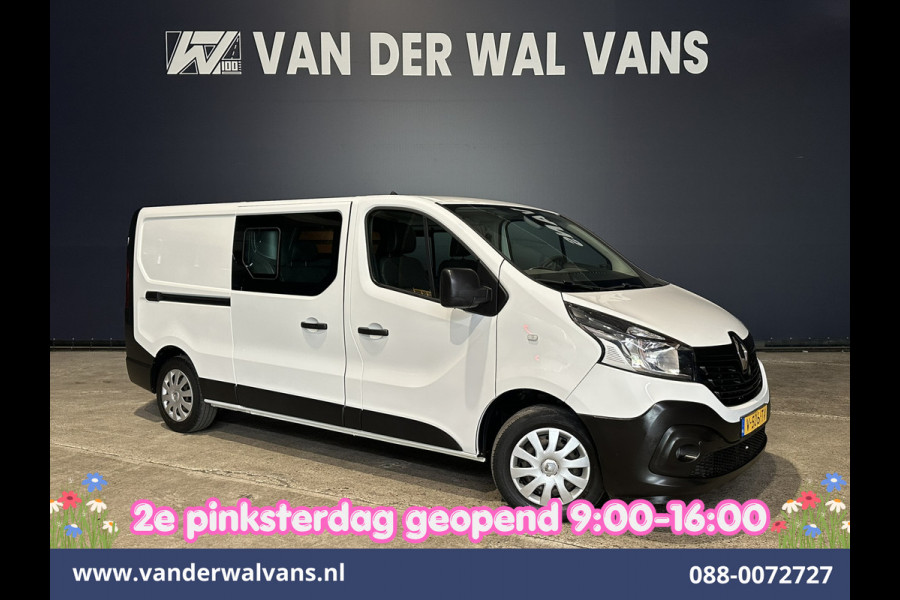 Renault Trafic 1.6 dCi 126pk L2H1 Dubbele Cabine Euro6 Airco | 5-Zits | Camera | Navigatie | Trekhaak | Cruisecontrol Parkeersensoren