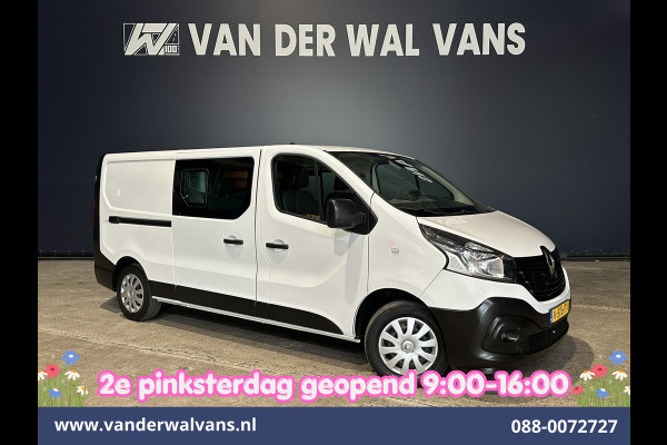 Renault Trafic 1.6 dCi 126pk L2H1 Dubbele Cabine Euro6 Airco | 5-Zits | Camera | Navigatie | Trekhaak | Cruisecontrol Parkeersensoren