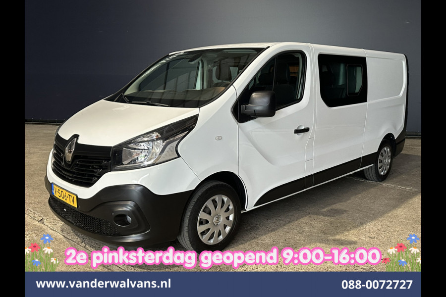 Renault Trafic 1.6 dCi 126pk L2H1 Dubbele Cabine Euro6 Airco | 5-Zits | Camera | Navigatie | Trekhaak | Cruisecontrol Parkeersensoren