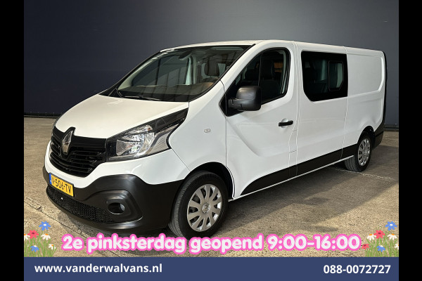 Renault Trafic 1.6 dCi 126pk L2H1 Dubbele Cabine Euro6 Airco | 5-Zits | Camera | Navigatie | Trekhaak | Cruisecontrol Parkeersensoren