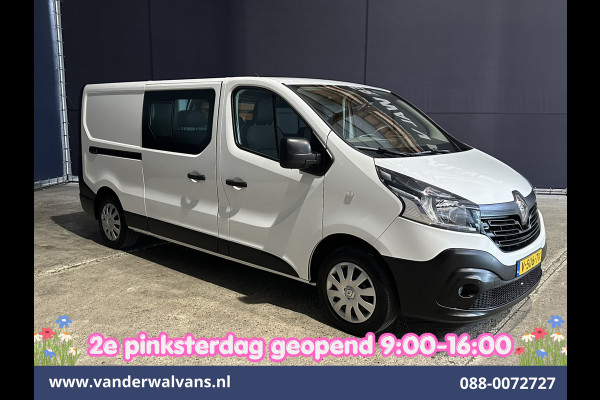 Renault Trafic 1.6 dCi 126pk L2H1 Dubbele Cabine Euro6 Airco | 5-Zits | Camera | Navigatie | Trekhaak | Cruisecontrol Parkeersensoren