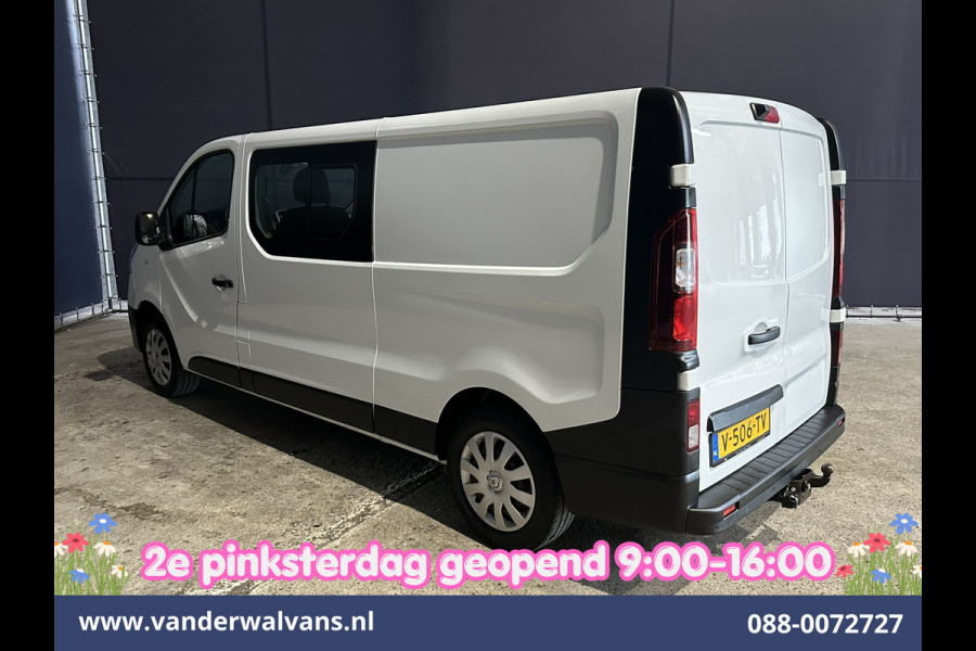 Renault Trafic 1.6 dCi 126pk L2H1 Dubbele Cabine Euro6 Airco | 5-Zits | Camera | Navigatie | Trekhaak | Cruisecontrol Parkeersensoren