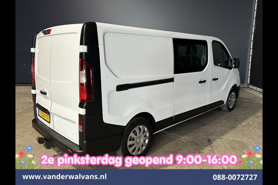 Renault Trafic 1.6 dCi 126pk L2H1 Dubbele Cabine Euro6 Airco | 5-Zits | Camera | Navigatie | Trekhaak | Cruisecontrol Parkeersensoren
