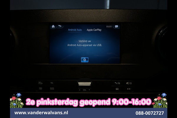 Mercedes-Benz Sprinter 214 CDI 143pk 9G-Tronic Automaat L2H2 Euro6 Airco | Camera | Navigatie | Apple Carplay | Chauffeursstoel Adaptieve Cruisecontrol, Android Auto, Stoelverwarming, Verwarmde Voorruit, 270 Graden Achterdeuren, Bijrijdersbank