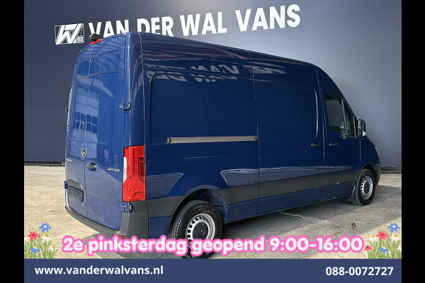 Mercedes-Benz Sprinter 214 CDI 143pk 9G-Tronic Automaat L2H2 Euro6 Airco | Camera | Navigatie | Apple Carplay | Chauffeursstoel Adaptieve Cruisecontrol, Android Auto, Stoelverwarming, Verwarmde Voorruit, 270 Graden Achterdeuren, Bijrijdersbank
