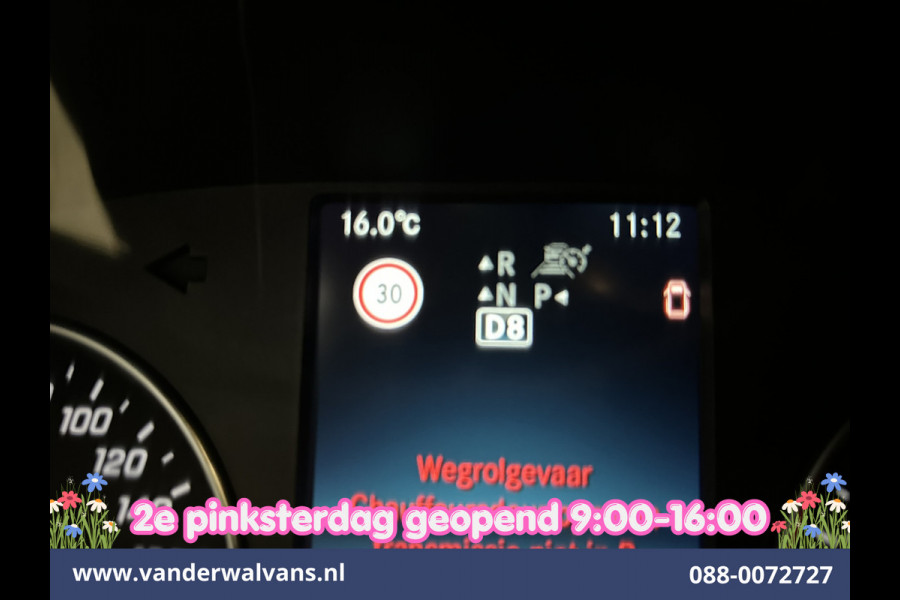 Mercedes-Benz Sprinter 214 CDI 143pk 9G-Tronic Automaat L2H2 Euro6 Airco | Camera | Navigatie | Apple Carplay | Chauffeursstoel Adaptieve Cruisecontrol, Android Auto, Stoelverwarming, Verwarmde Voorruit, 270 Graden Achterdeuren, Bijrijdersbank