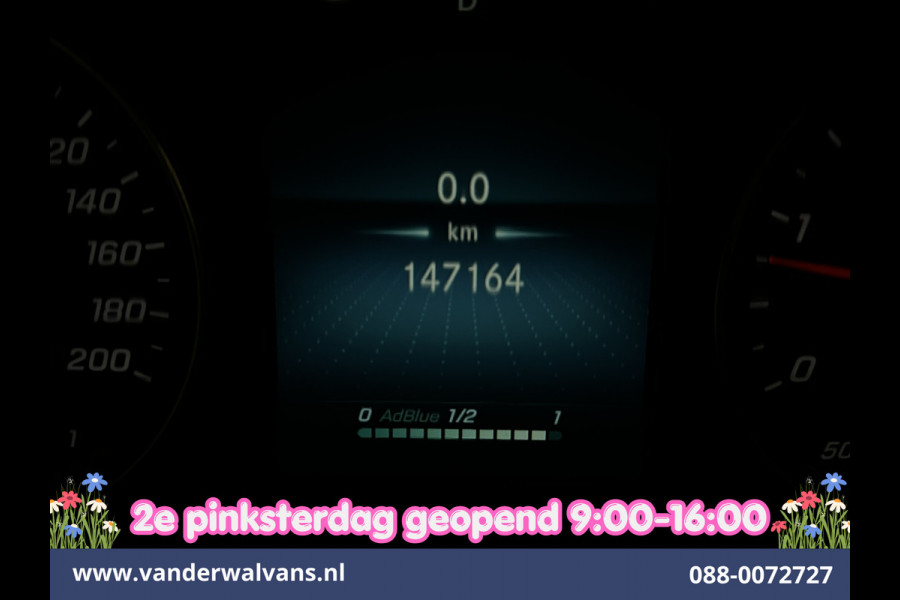 Mercedes-Benz Sprinter 214 CDI 143pk 9G-Tronic Automaat L2H2 Euro6 Airco | Camera | Navigatie | Apple Carplay | Chauffeursstoel Adaptieve Cruisecontrol, Android Auto, Stoelverwarming, Verwarmde Voorruit, 270 Graden Achterdeuren, Bijrijdersbank