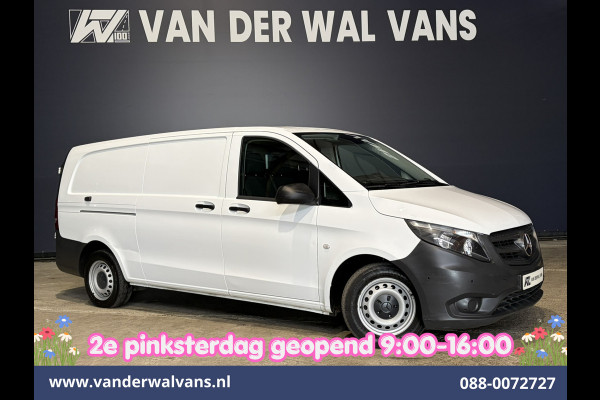 Mercedes-Benz Vito 116 CDI 164pk L3H1 Euro6 Airco | Camera | Apple Carplay | Cruisecontrol Android Auto, Stoelverwarming, Parkeersensoren, Bijrijdersbank