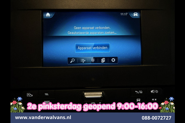 Mercedes-Benz Sprinter 314 CDI 143pk 3500kg Trekhaak L2H2 Euro6 Airco | Camera | Apple Carplay | Cruisecontrol | Android Auto, Stoelverwarming, 270 Graden Achterdeuren, Bijrijdersbank