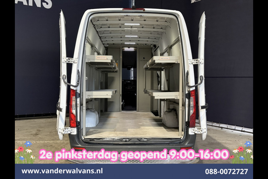 Mercedes-Benz Sprinter 311 CDI Automaat L3H2 *PostNL inrichting* Euro6 Airco | Camera | Schappen Doorloopdeur, 270 Gr. achterdeuren, Sidebars