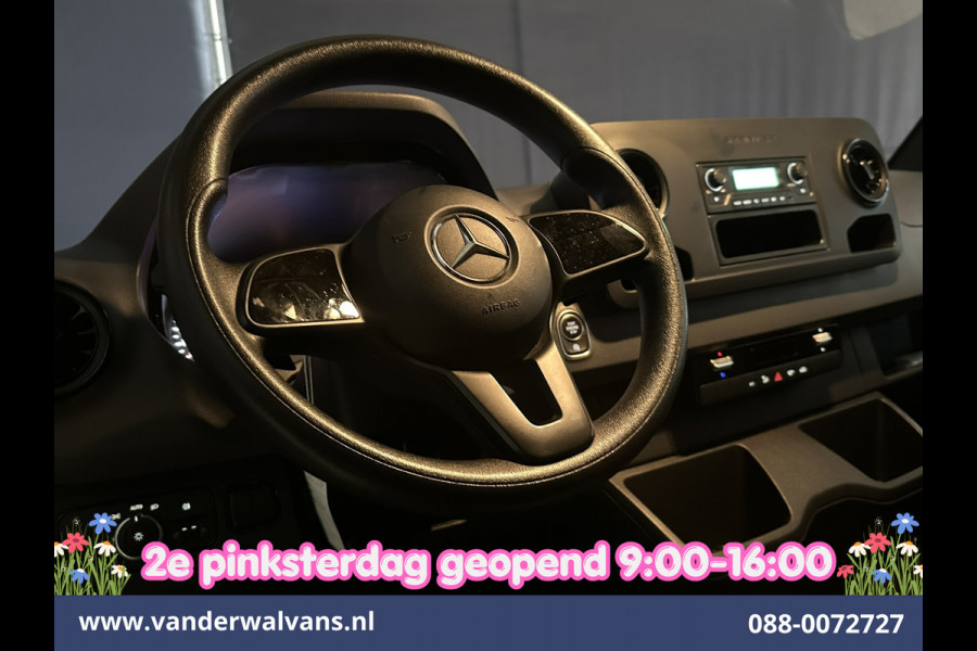 Mercedes-Benz Sprinter 314CDI 143pk Automaat Bakwagen 21m3 KUUB Laadklep Zijdeur Euro6 Airco | Bijrijdersbank Lat om Lat betimmering, Leder