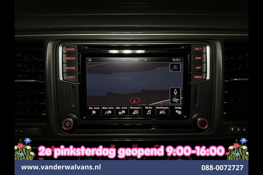 Volkswagen Transporter 2.0 TDI 150pk Automaat L2H1 Dubbele Cabine Euro6 Airco | 5-Zits | 2x zijdeur | LED | Navigatie Apple Carplay, Android Auto, Cruisecontrol, LM Velgen, Verwarmde voorruit, 2500kg Trekhaak, Parkeersensoren